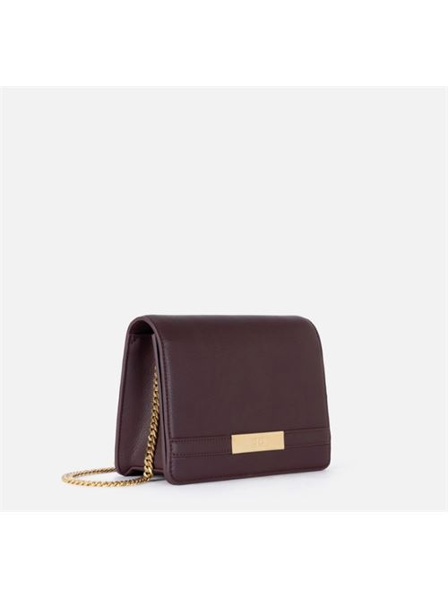 TRACOLLA CON CATENA GROUMETTE ELISABETTA FRANCHI | BS39A56E2EA4 Merlot